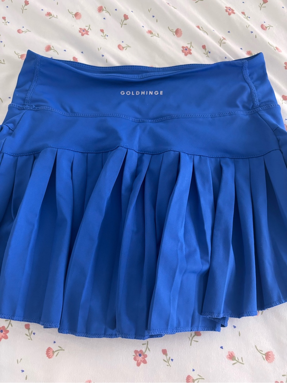 GoldHinge cobalt/royal blue tennis skirt